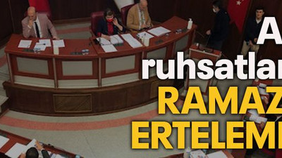 Alkol ruhsatlarına Ramazan ertelemesi!